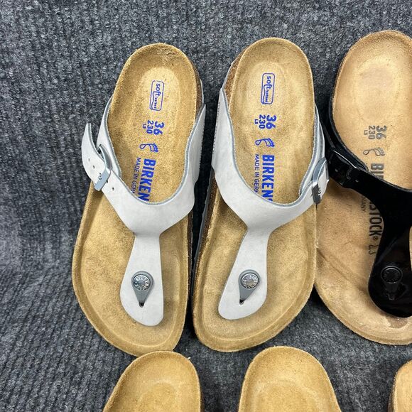 READ 4X‎ New Birkenstock Gizeh Sandals Left LLD Leg Length Discrepancy Women’s 5 - Picture 10 of 10